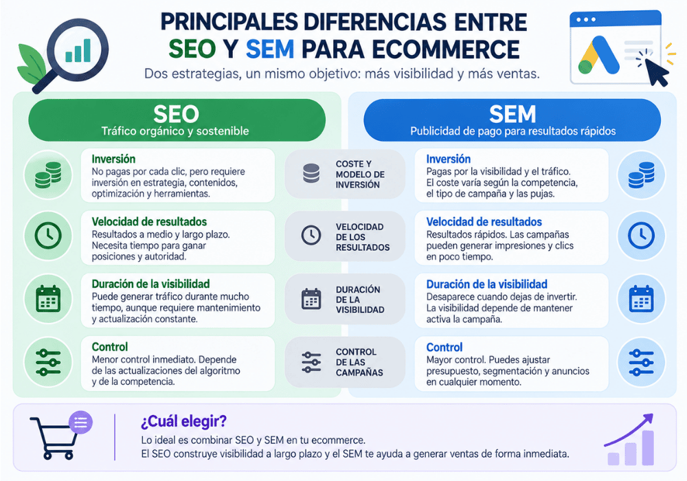 Diferencias entre SEO y SEM para ecommerce qué estrategia elegir para vender más (1)