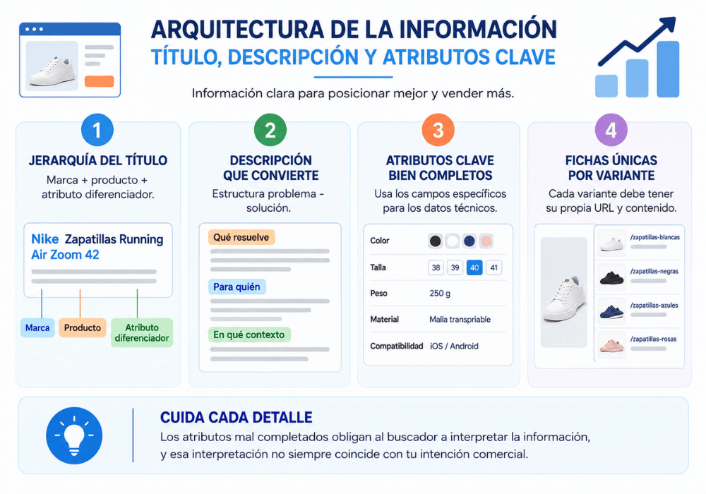 Optimizar fichas de producto SEO guía paso a paso